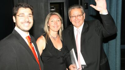 Ο Δημήτρης Κωνσταντάρας με τα παιδιά του