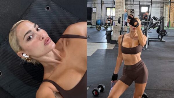 Η Ιωάννα Τούνη στο γυμναστήριο