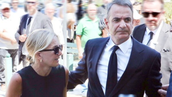 Ο Κυριάκος Μητσοτάκης με τη σύζυγό του, Μαρέβα