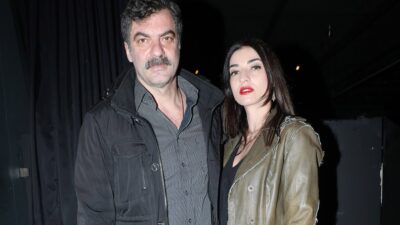 Ο Στάθης Μαντζώρος με τη σύζυγό του