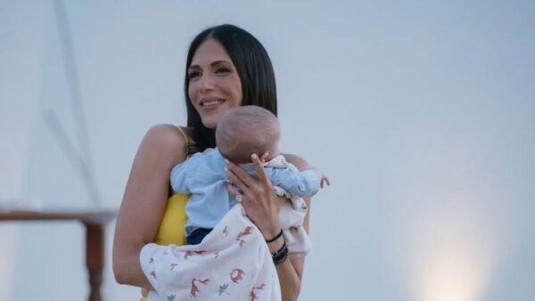 Η Ανθή Βούλγαρη με τον γιο της