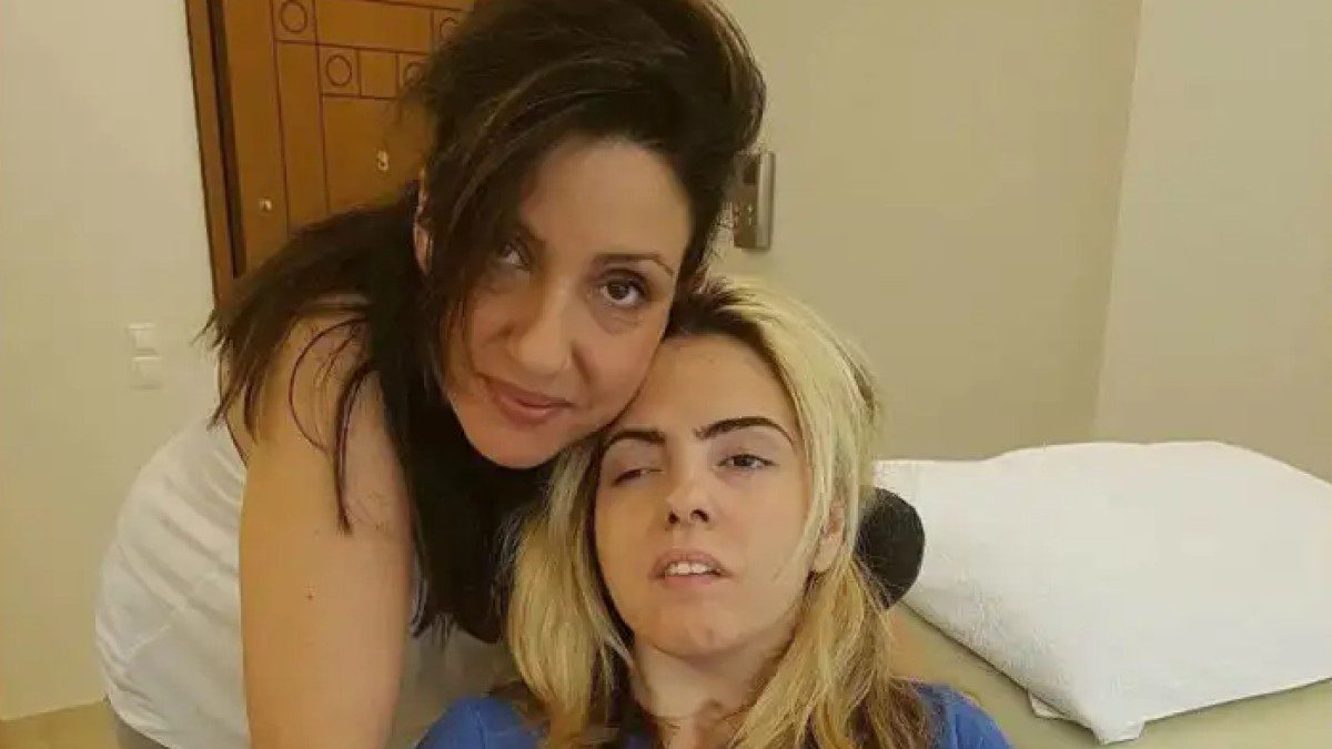 Η Ασπασία Μπόγρη με την μητέρα της, Σπυριδούλα Φατούρου