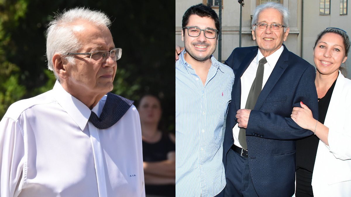 Ο Δημήτρης Κωνσταντάρας και τα παιδιά του