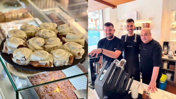 Ο μάρκος σεφερλής στο μαγαζί του στο Μαρούσι