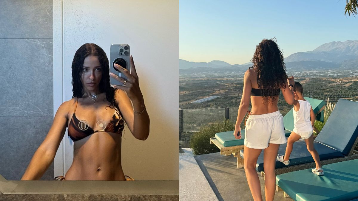 Η Ελένη Φουρέιρα με τον γιο της