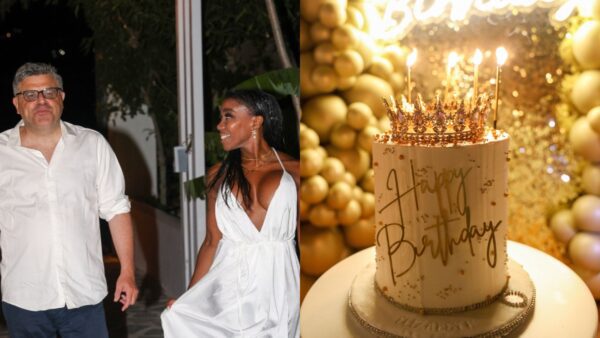 Η Ελίζαμπεθ Ελέτσι και ο Νεκτάριος Λεμονίδης στα γενέθλιά της