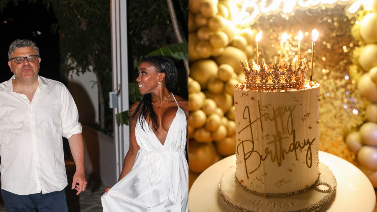 Η Ελίζαμπεθ Ελέτσι και ο Νεκτάριος Λεμονίδης στα γενέθλιά της