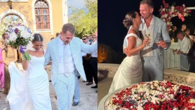 Ο Άρης Κουρκουμέλης και η σύζυγός του