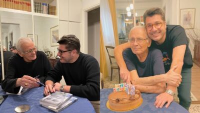 Ο Λάμπρος Κωνσταντάρας και ο πατέρας του