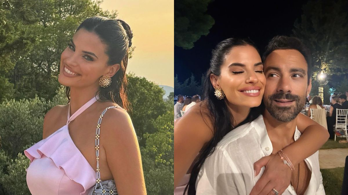 Η Χριστίνα Μπόμπα με τον Σάκη Τανιμανίδη