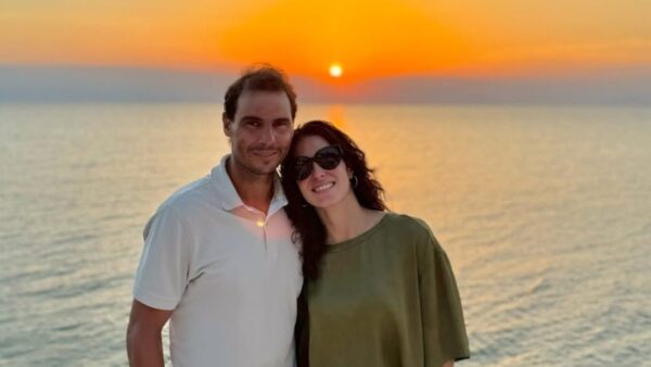 Ο Ράφαελ Ναδάλ με τη σύζυγό του