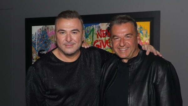 Ο Γιώργος Λιάγκας με τον Αντώνη Ρέμο