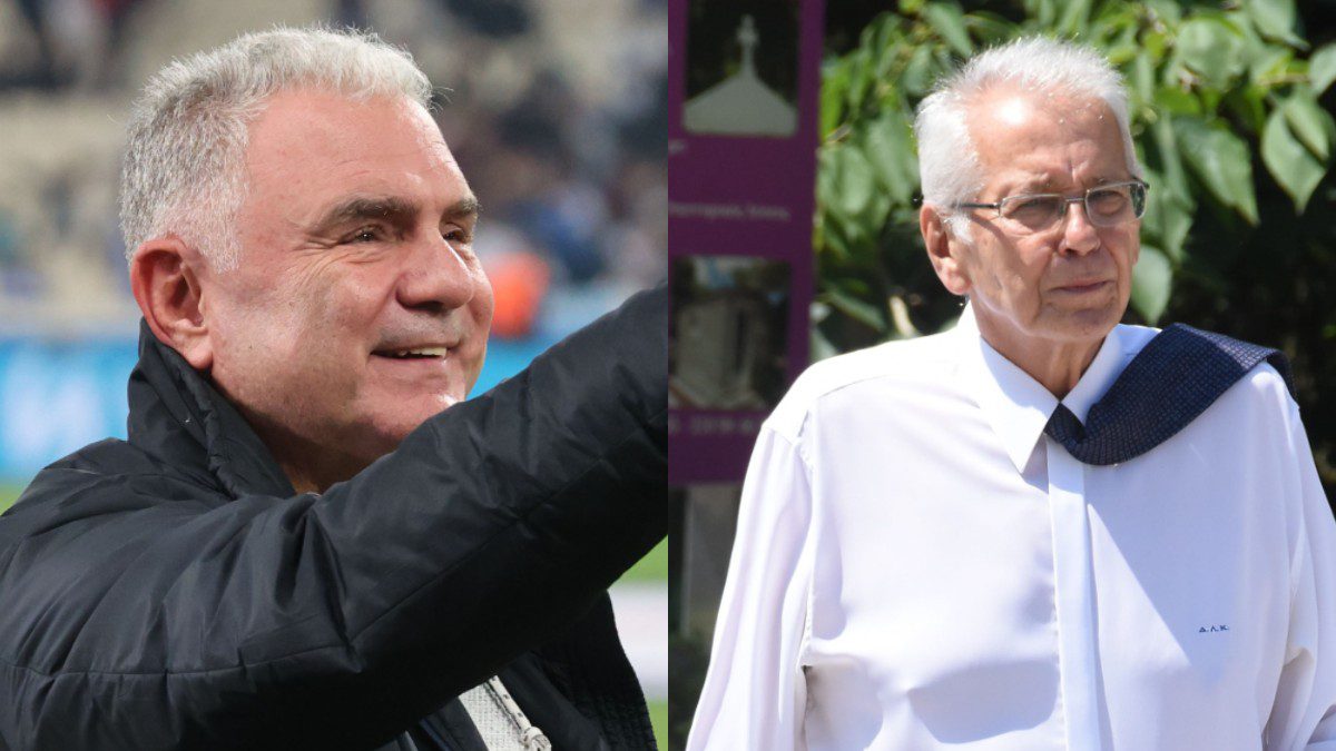 Ο Χρήστος Σωτηρακόπουλος και ο Δημήτρης Κωνσταντάρας