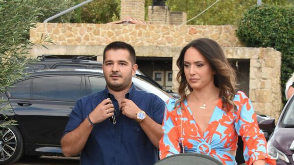 Ο Παναγής Τζωρτζάτος με τη σύζυγό του