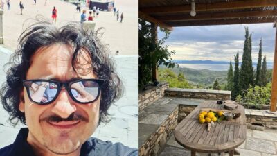 Ο Βασίλης Χαραλαμπόπουλος και το εξοχικό του