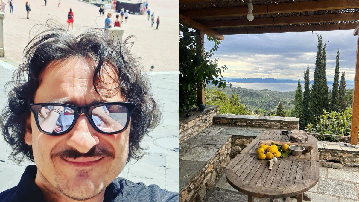 Ο Βασίλης Χαραλαμπόπουλος και το εξοχικό του