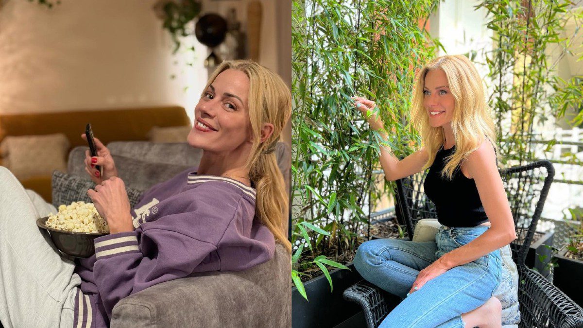 Η Ζέτα Μακρυπούλια στο σπίτι της