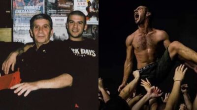 Ο Γιάννης Μάλαμας με τον Σωκράτη Μάλαμα