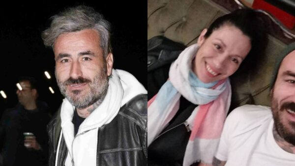 Ο Γιώργος Μαυρίδης με την αδερφή του