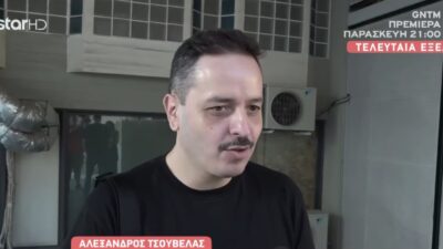 Ο Αλέξανδρος Τσουβέλας στην κάμερα του Breakfast at Star
