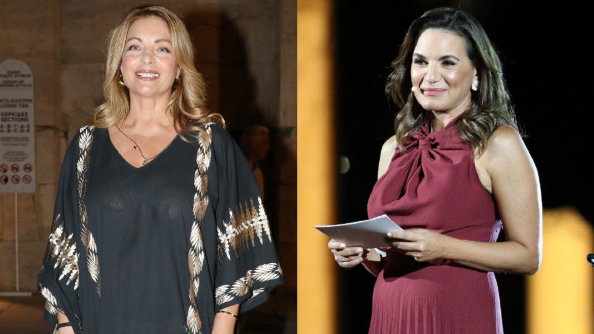 Η Άντζελα Γκερέκου και η Όλγα Κεφαλογιάννη