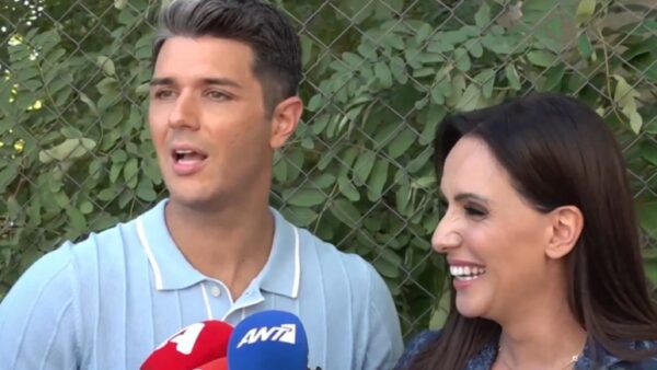 Ο Δημήτρης Πανόπουλος και η Μάρτζυ Λαζάρου στο Happy Day