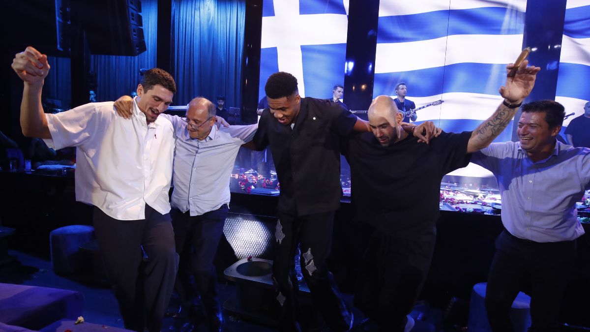 Η Εθνική Ελλάδος γιόρτασε στον Θοδωρή Φέρρη το χάλκινο μετάλλιο