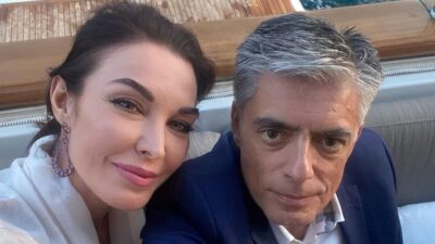 Ο Νίκος Ευαγγελάτος και η Τατιάνα Στεφανίδου