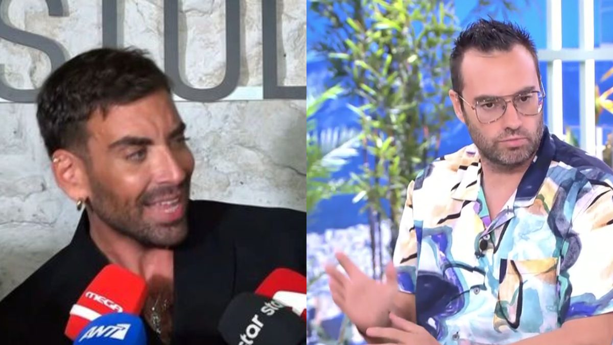 Ο Έντι Γαβριηλίδης και ο Κώστας Φραγκολιάς