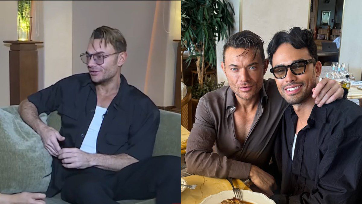 Ο Δημήτρης Γιαννέτος και ο σύντροφός του