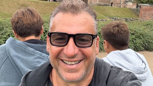 Ο Γιώργος Λιάγκας με τους γιους του στην Κοπεγχάγη