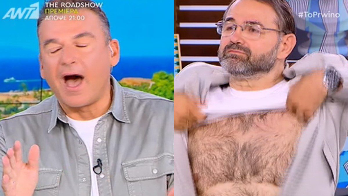 Ο Γιώργος Λιάγκας και ο Σταύρος Μπαλάσκας στο Πρωινό