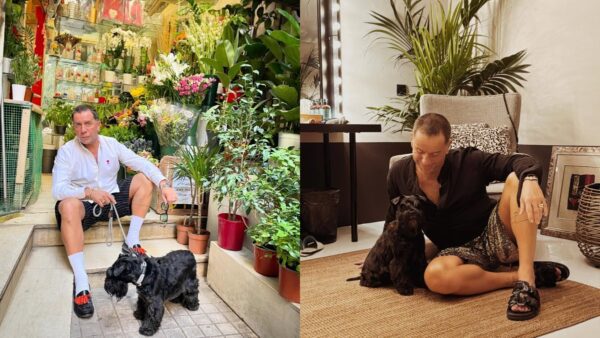 Ο Γιώργος Μαζωνάκης και ο σκύλος του