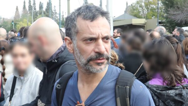 Ο Γιώργος Χρανιώτης στη συγκέντρωση για τα Τέμπη 28/02/2025