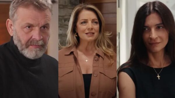 Η γη της ελιάς: Η Αθηνά πιάνει τον Τζον και την Ιουλία να κάνουν έρωτα στο κρεβάτι της