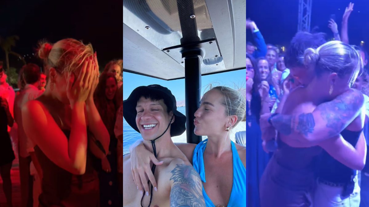 Ο Ηλίας Μπόγδανος και η Αλεξάνδρα Εξαρχοπούλου