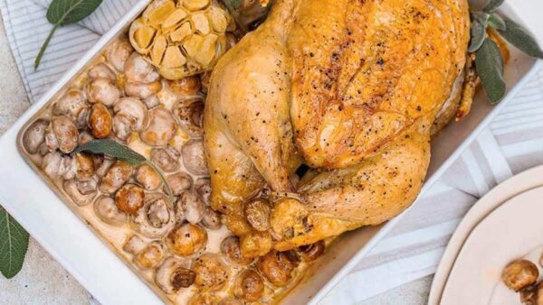 Κοτόπουλο αλά κρεμ