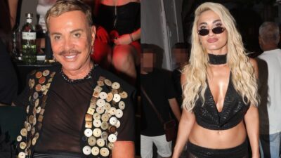 Ο Λάκης Γαβαλάς και η Ιωάννα Τούνη