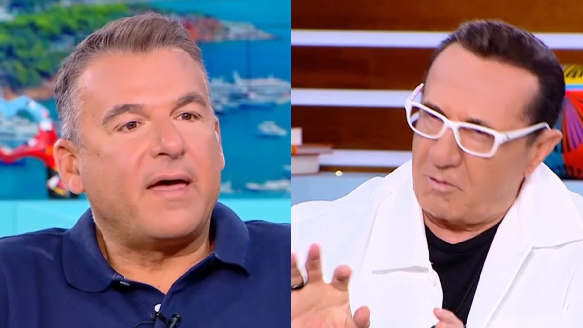 Ο Γιώργος Λιάγκας και ο Λευτέρης Πανταζής