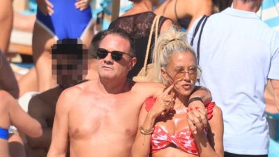 Ο Απόστολος Λύτρας και η Θεοδώρα Παπαδοπούλου στη Μύκονο