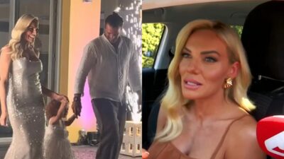 Ιωάννα Μαλέσκου και ο Κωνσταντίνος Δανιάς με την κόρη τους