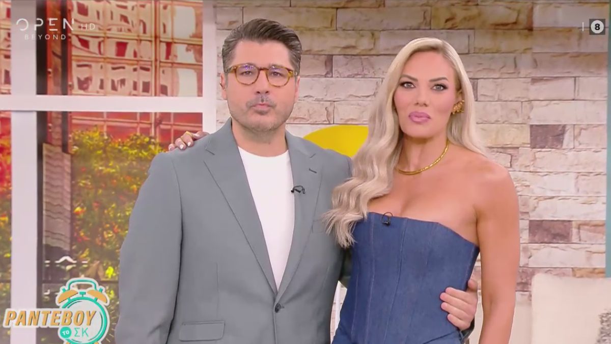 Ο Λάμπρος Κωνσταντάρας και η Ιωάννα Μαλέσκου στο Ραντεβού το ΣΚ