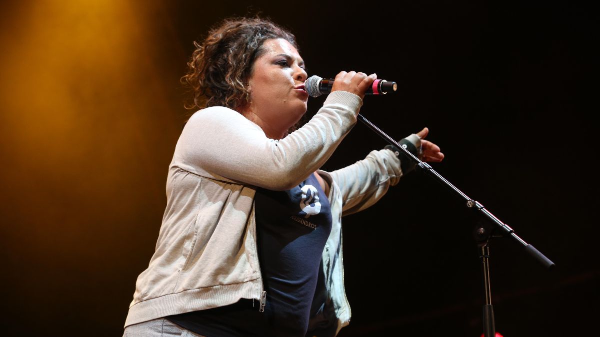 Η Ματούλα Ζαμάνη σε συναυλία της