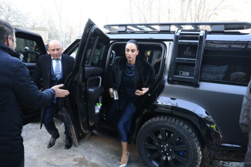 Η Κατερίνα Μπιρμπίλη με τον Παύλο Βαρδινογιάννη