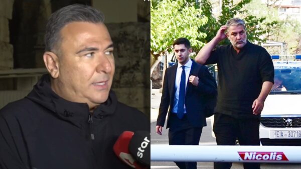 Ο Αντώνης Ρέμος και ο Βασίλης Μπισμπίκης