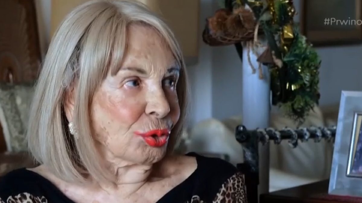 Η Ρίκα Διαλυνά στην κάμερα του Πρωινό Σαββατοκύριακο