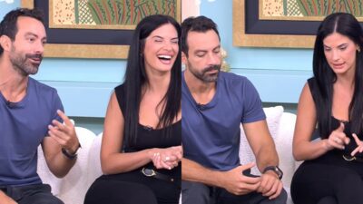 Ο Σάκης Τανιμανίδης και η Χριστίνα Μπόμπα στο Happy Day