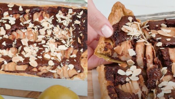 Τάρτα αχλάδι με σοκολάτα