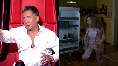 Ο μαζωνάκης αριστερά και σκηνή από τα φαντάσματα δεξιά