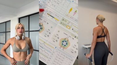 Η Ιωάννα Τούνη και η μέτρησή της στη διατροφολόγο